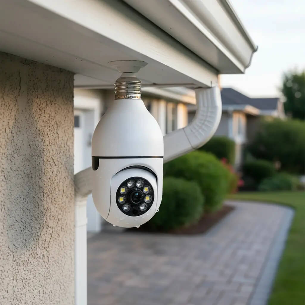 Camara Seguridad 360 WiFi HD con Visión Nocturna